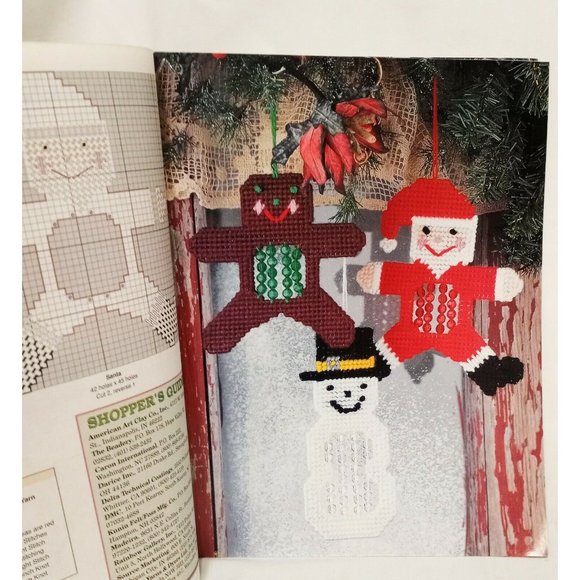 Plastic Canvas World Magazine November 1998 Festive Christmas Magic Cat Mouse - Picture 4 of 9